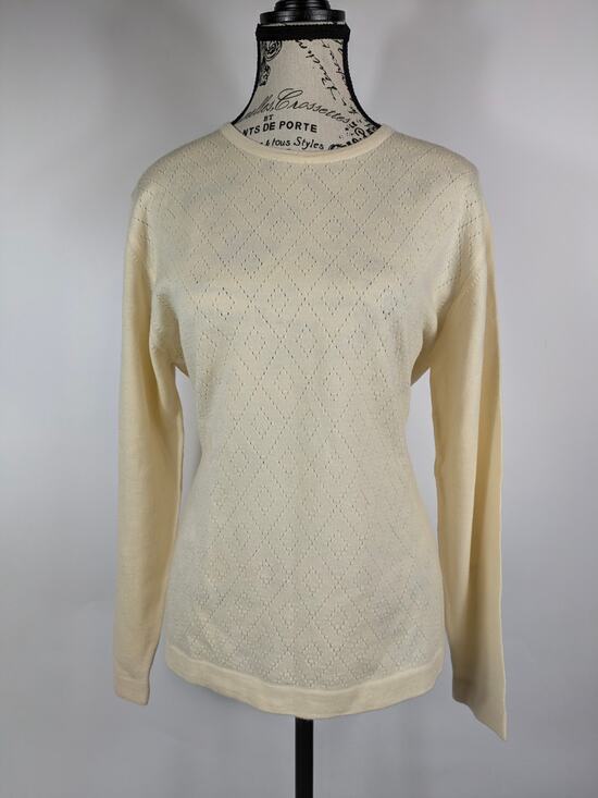 Callaway Sweaters - New Callaway Golf Womens M Sweater Italian Merino Wool Argyle Nordstrom Pullover